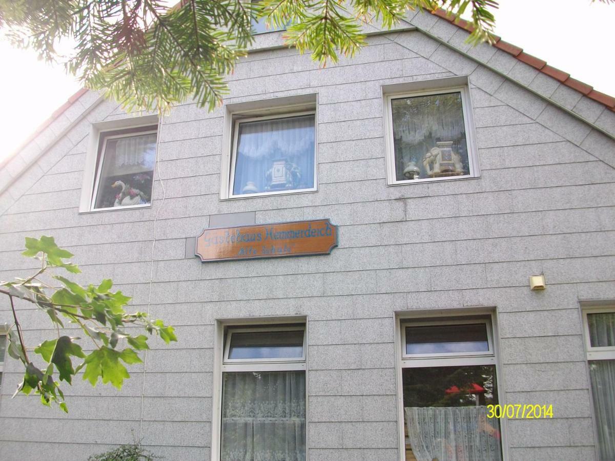 Oldenswort Gaestehaus Hemmerdeich-Alte Schule מראה חיצוני תמונה